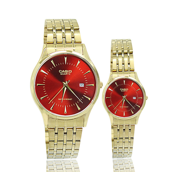 Casual couples watch
