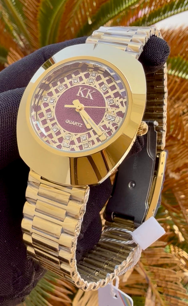 Elegant stainless steel watch