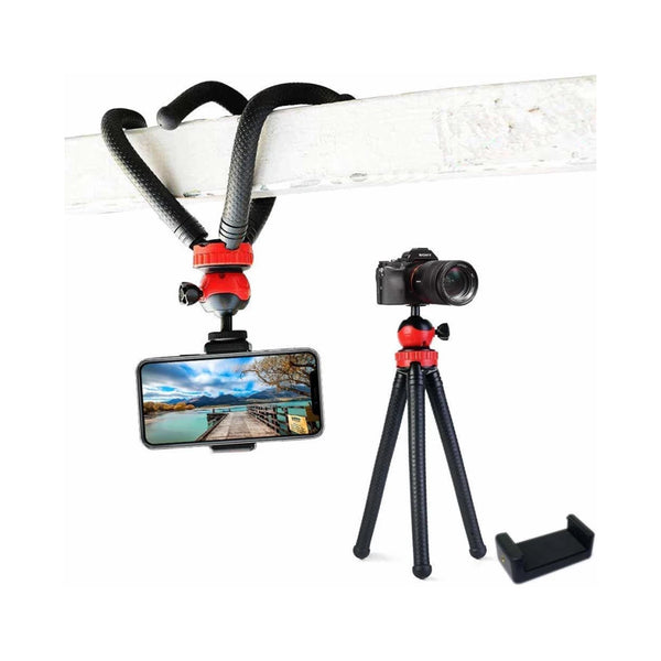 Octopus Flexible Tripod for phones, SLR cameras, DSLR cameras, and Gopro cameras