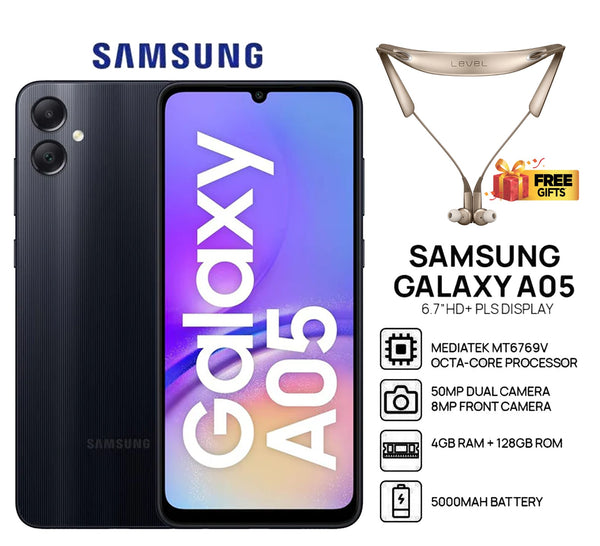 SAMSUNG GALAXY A05 WITH FREE HEADSET